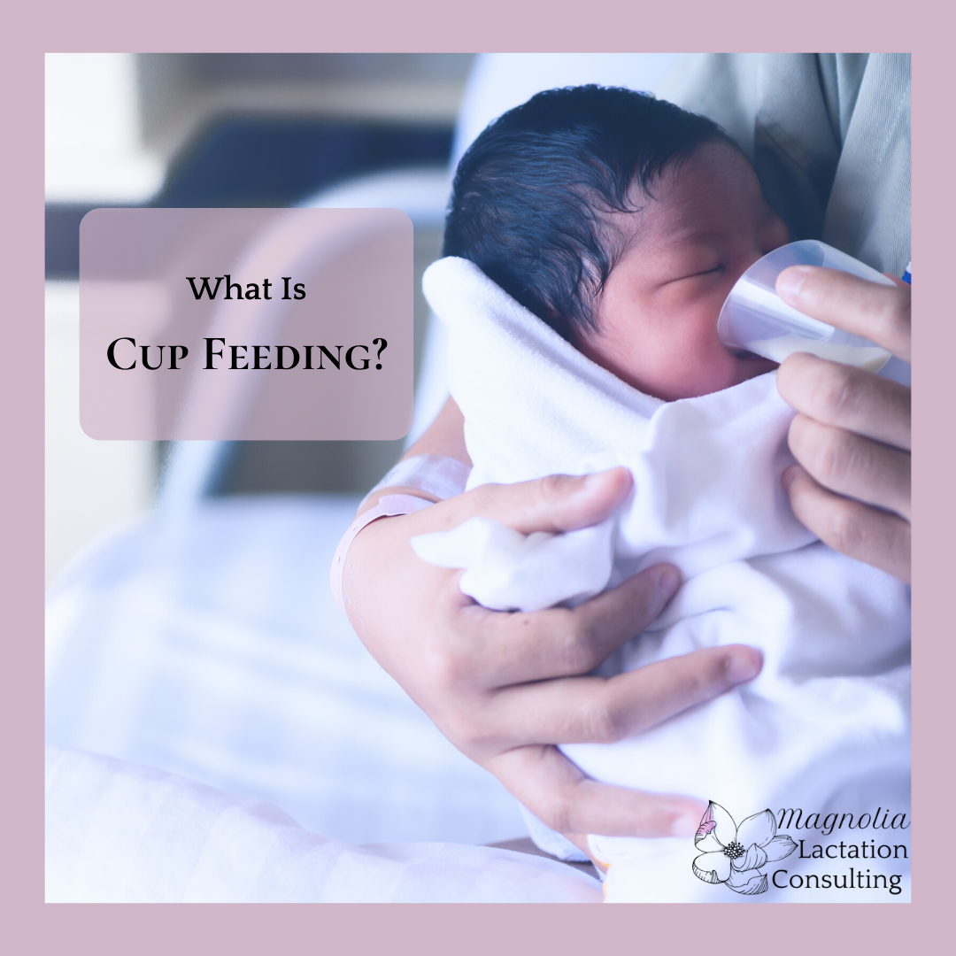 Spoon Feeding Breastmilk to a Newborn 